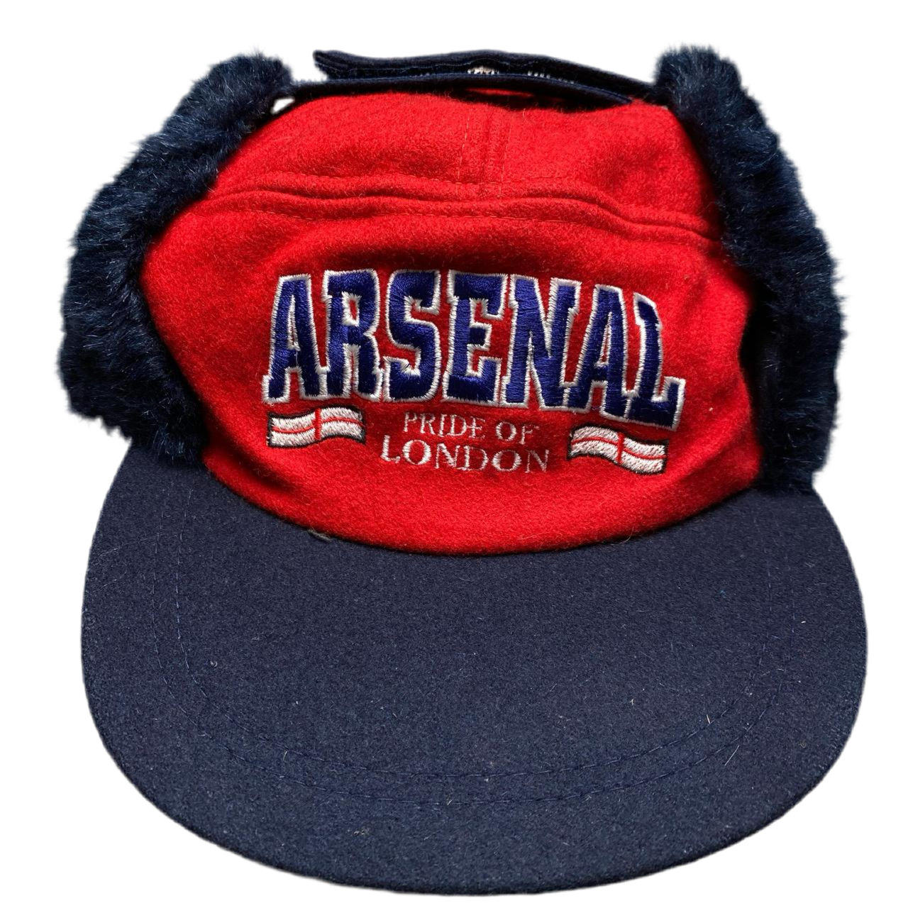 Arsenal Trapper Furry Dog Ear Flap Hat