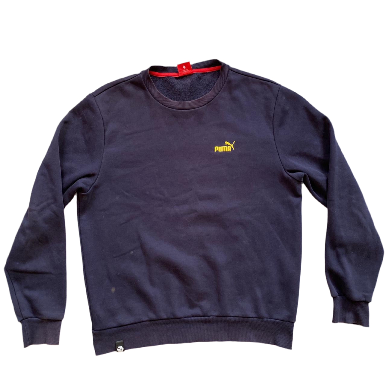 Puma Navy and Yellow Jumper (L)