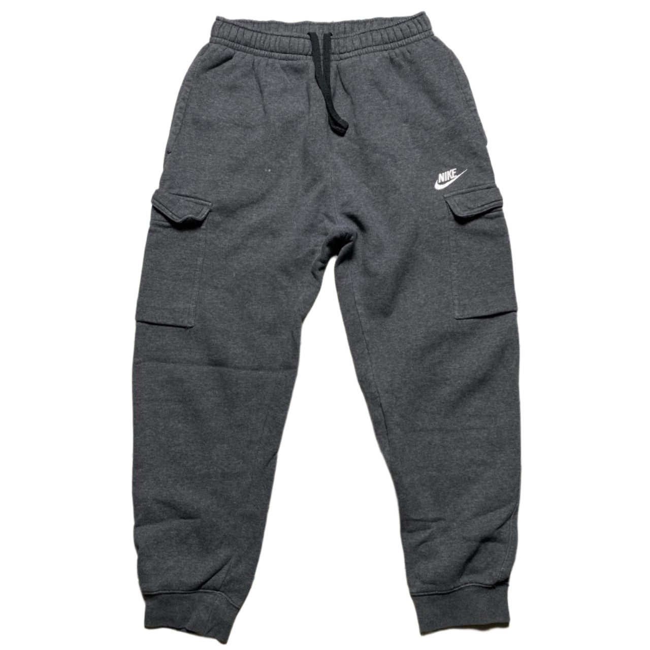 Nike Grey ad White Swoosh Cargo Joggers (S)