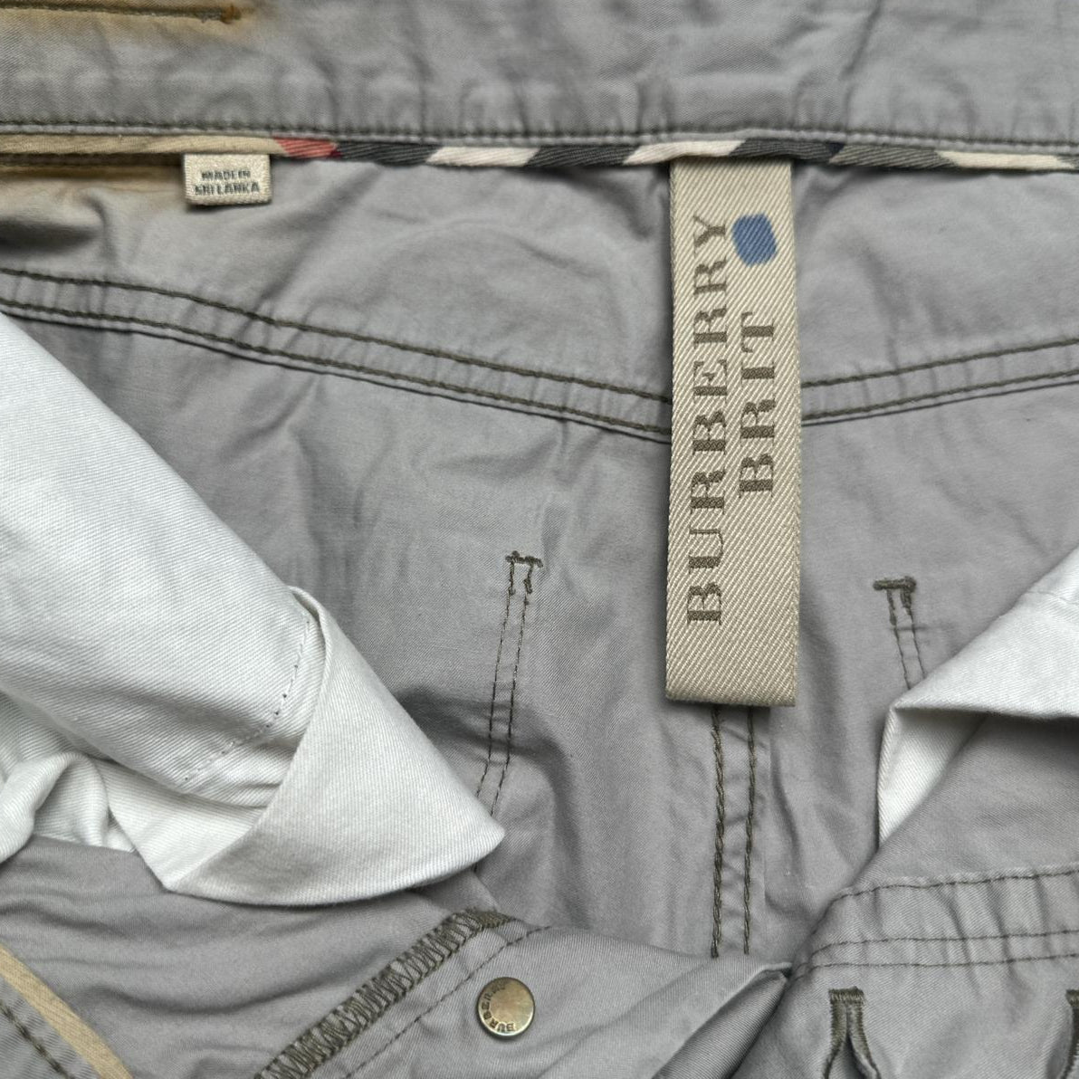 Burberry Brit Light Beige Trousers Jeans (34W)