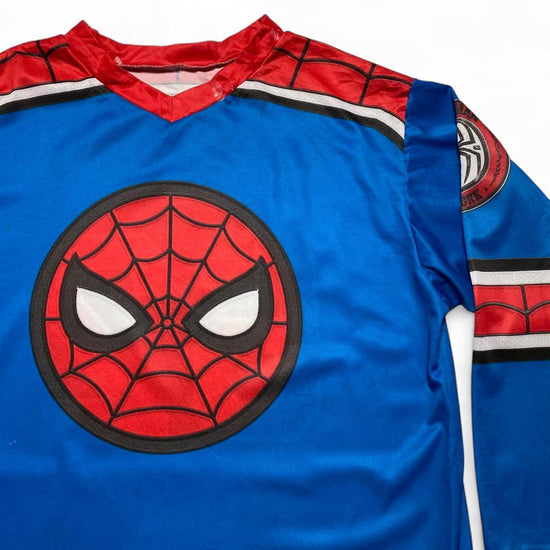 Spiderman Vintage Long Sleeve Baggy y2k Jersey (XL)
