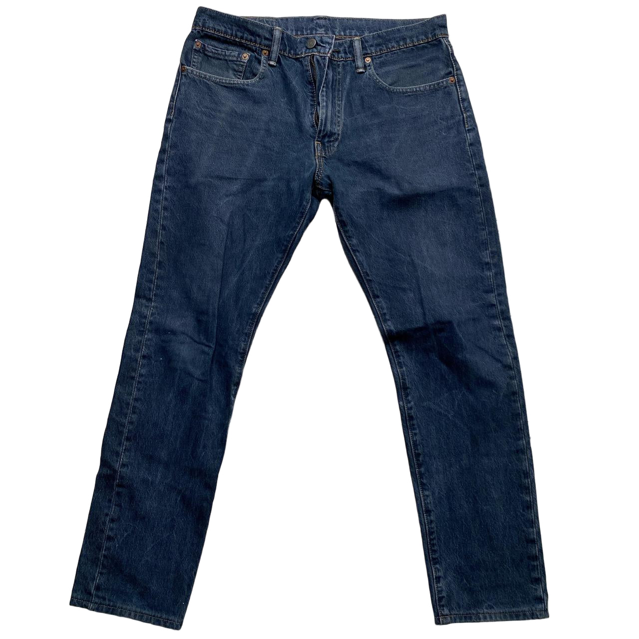 Levis 512 Navy Slim Straight Jeans (31W)