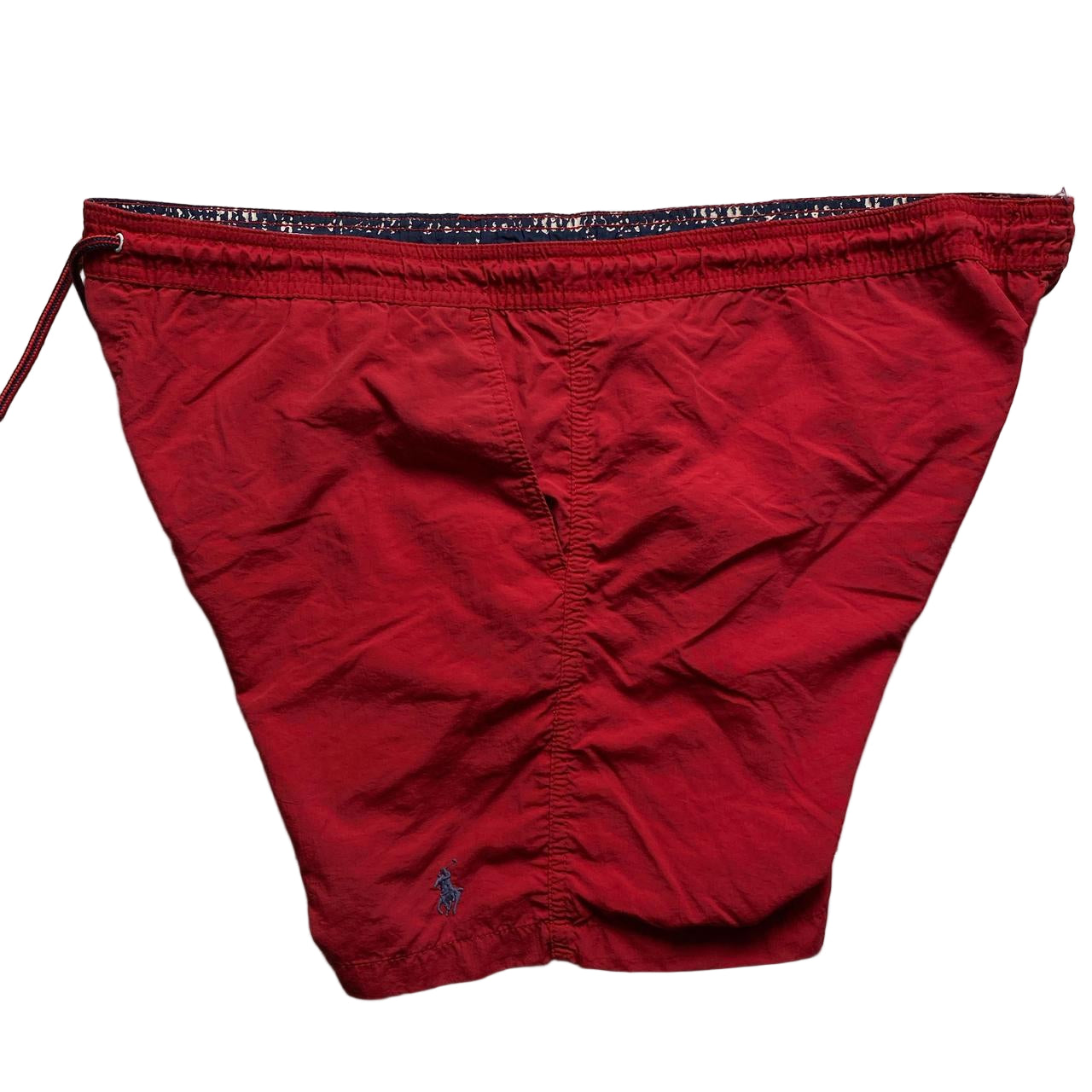 Polo Ralph Lauren Red and Blue Pony Swim Shorts (2XL)