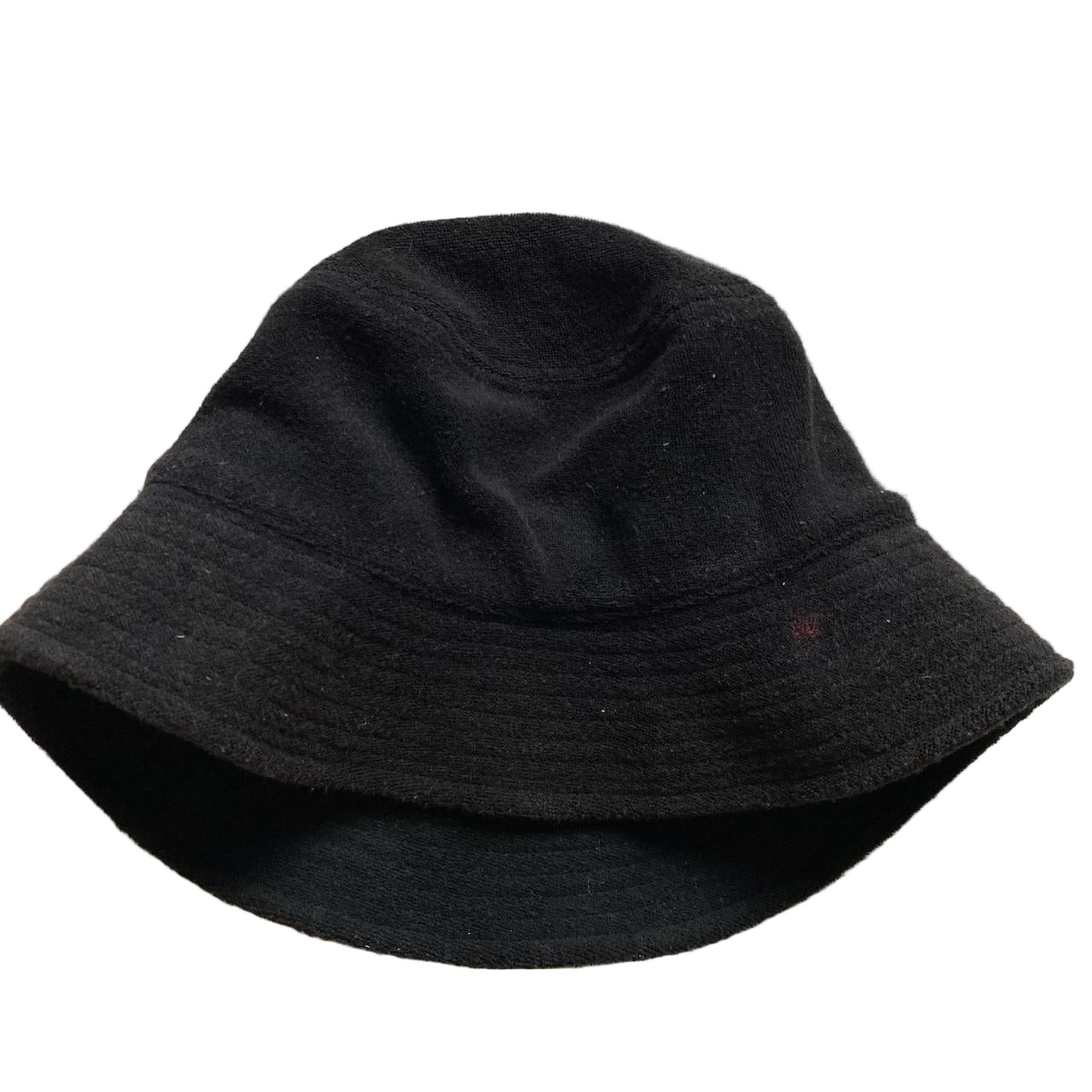 Kangol Black Flat Fleece Bucket Hat