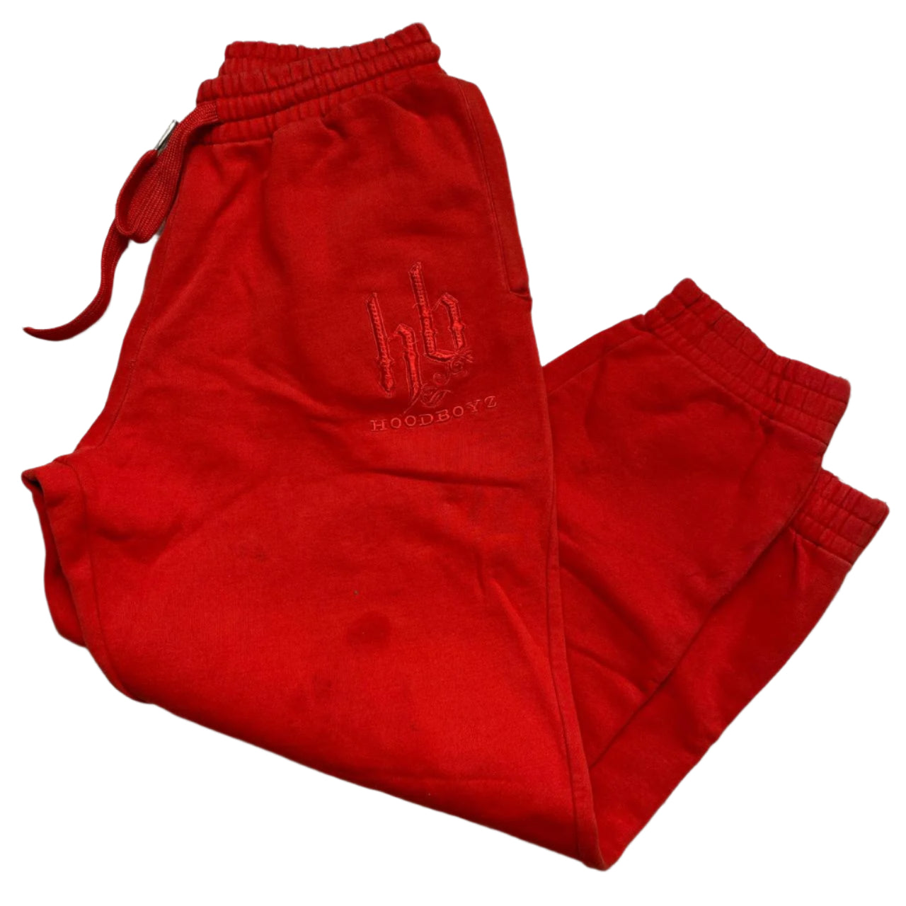 Hood Boyz Vintage 90’s y2k Red Baggy Jogger Bottoms (2XL)