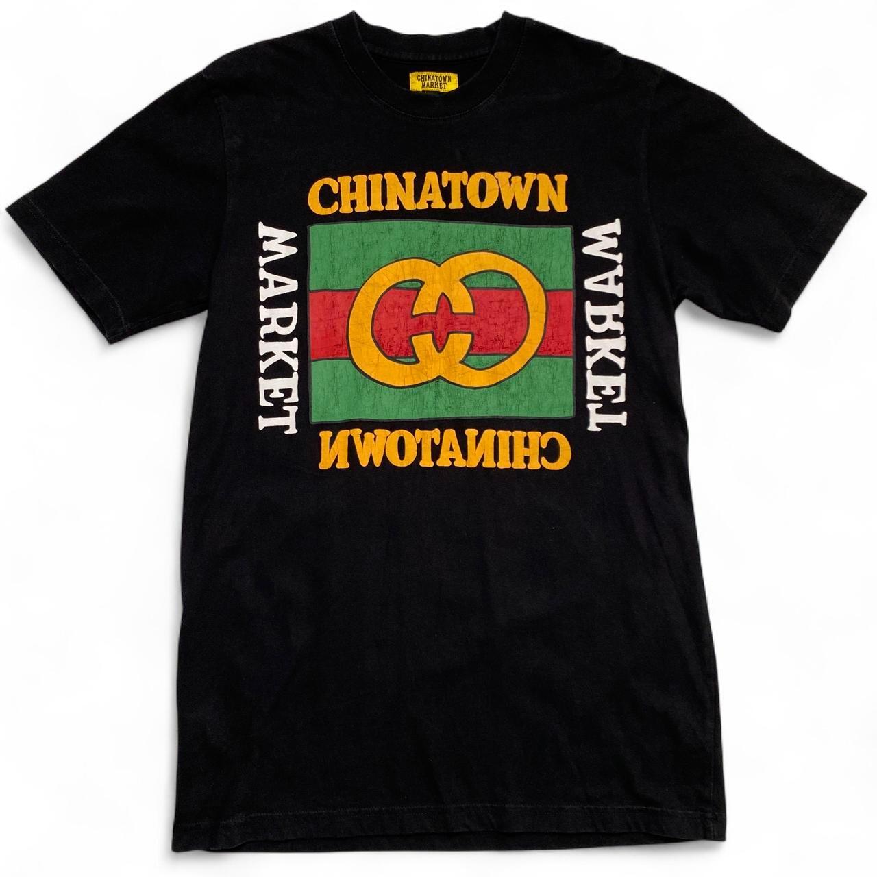 Chinatown Market Gucci Style Black T Shirt (M)