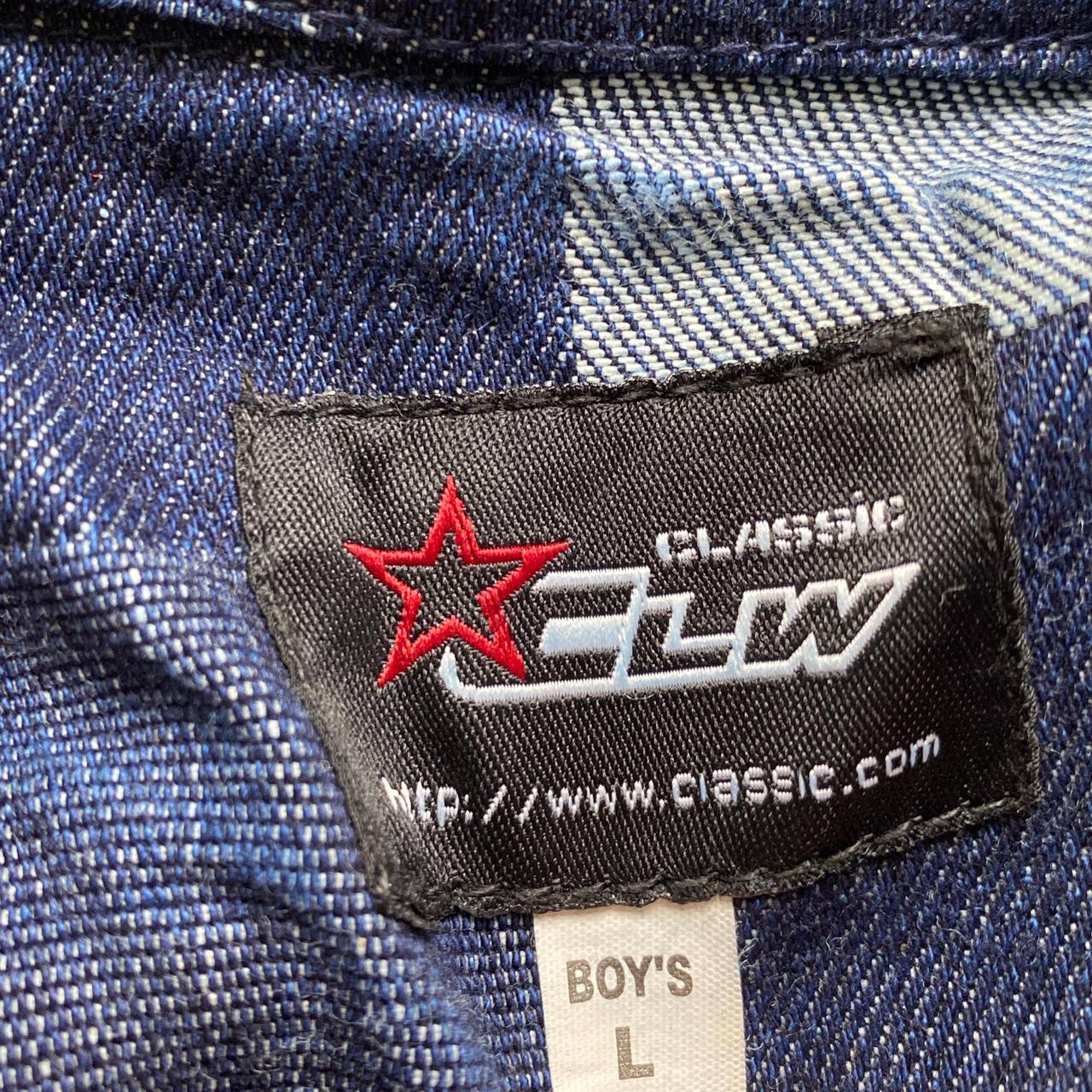 Classic Jeans Vintage 90’s Mixed Denim Colour Patches Jacket (S)
