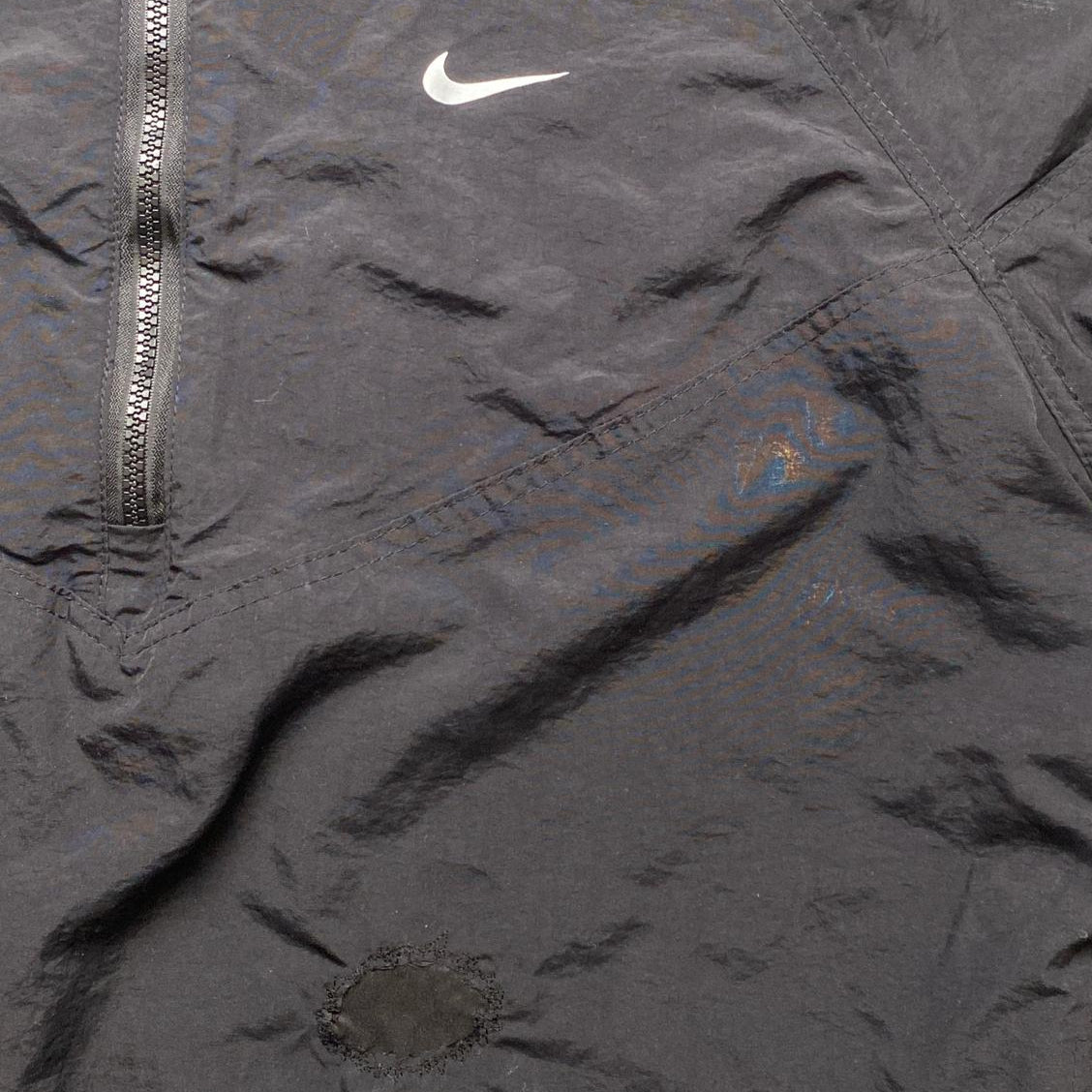 Nike Stussy Black and White Windbreaker (M)