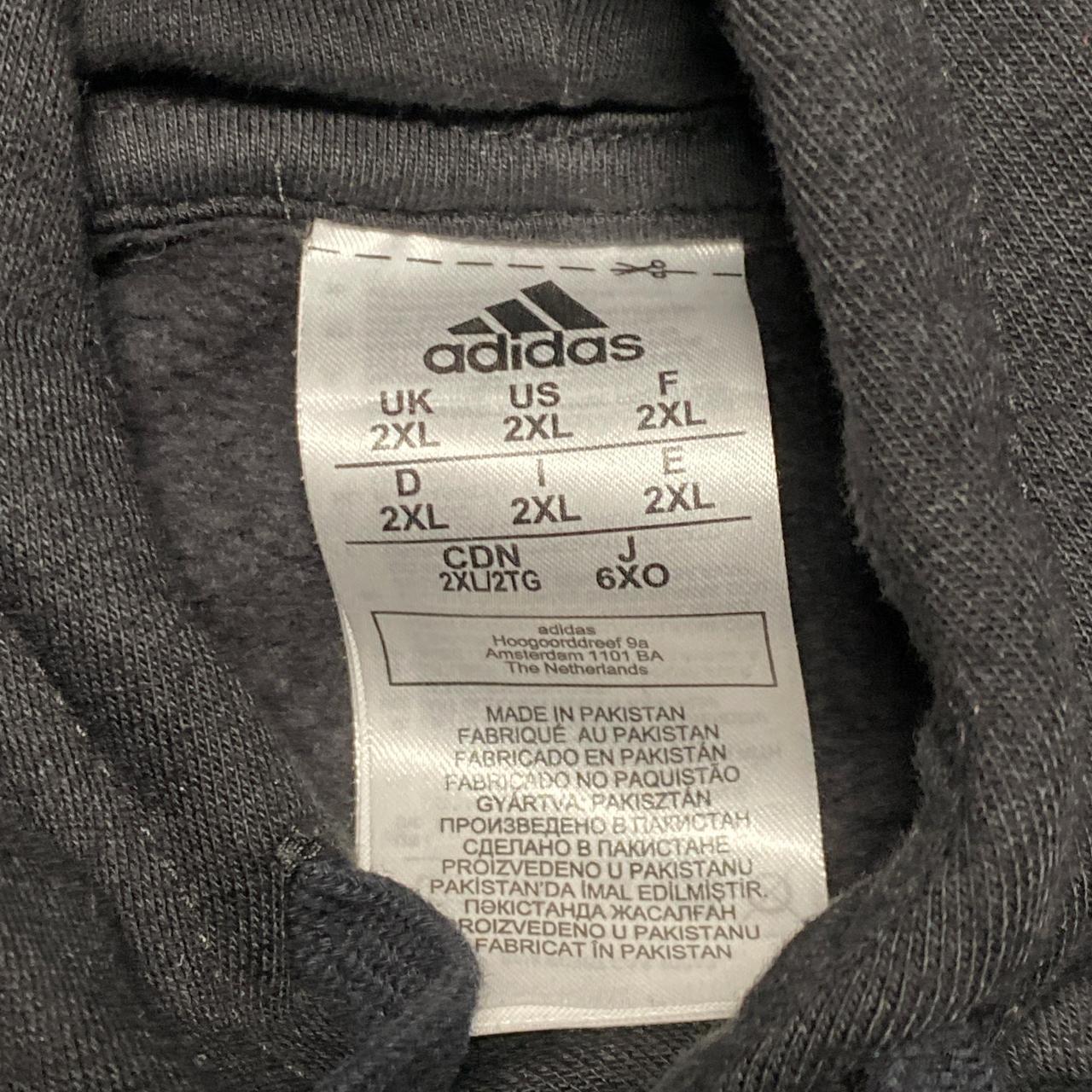Adidas Manchester United Black and White Football Hoodie (2XL)