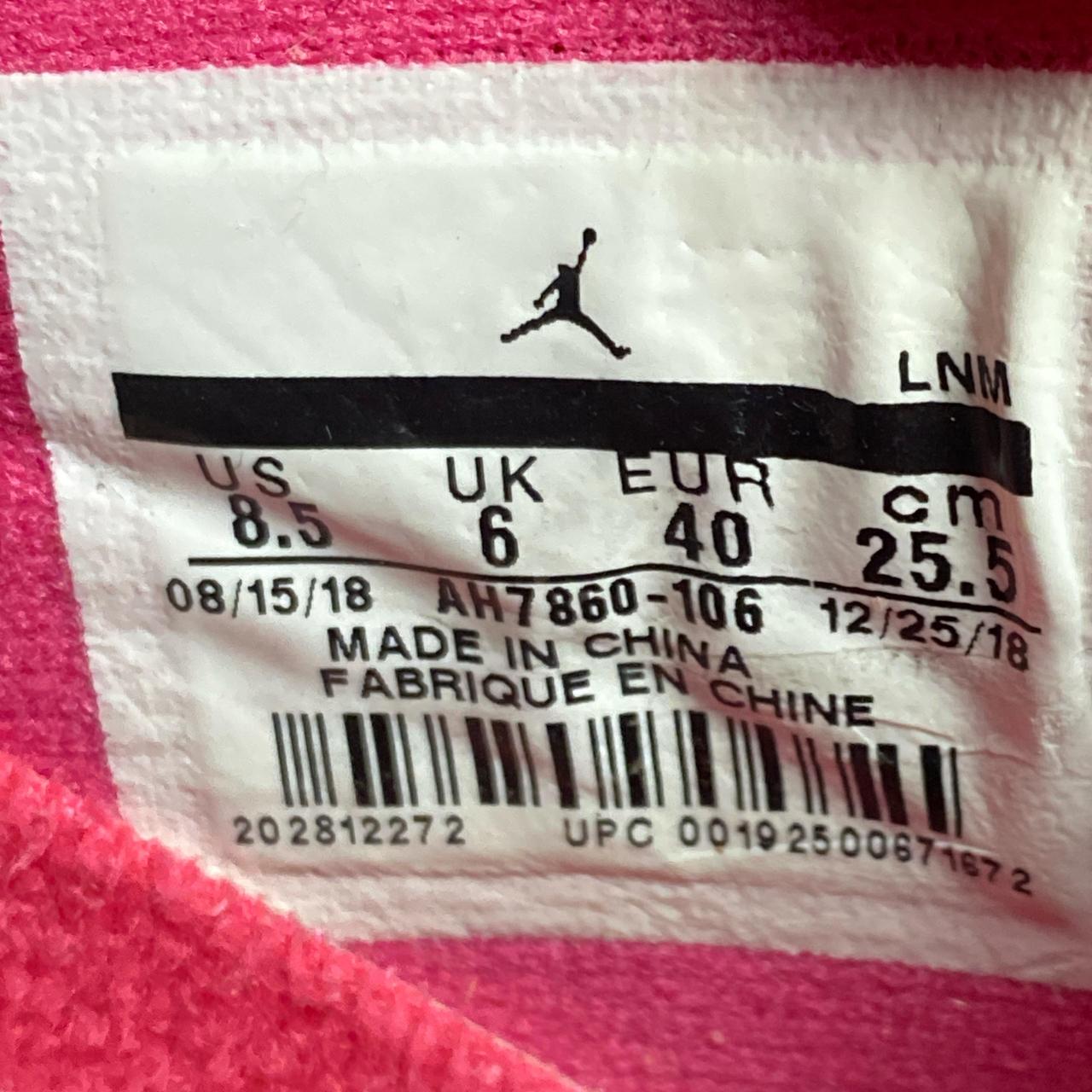 Jordan 11 Low Pink Snakeskin and White (UK 6)