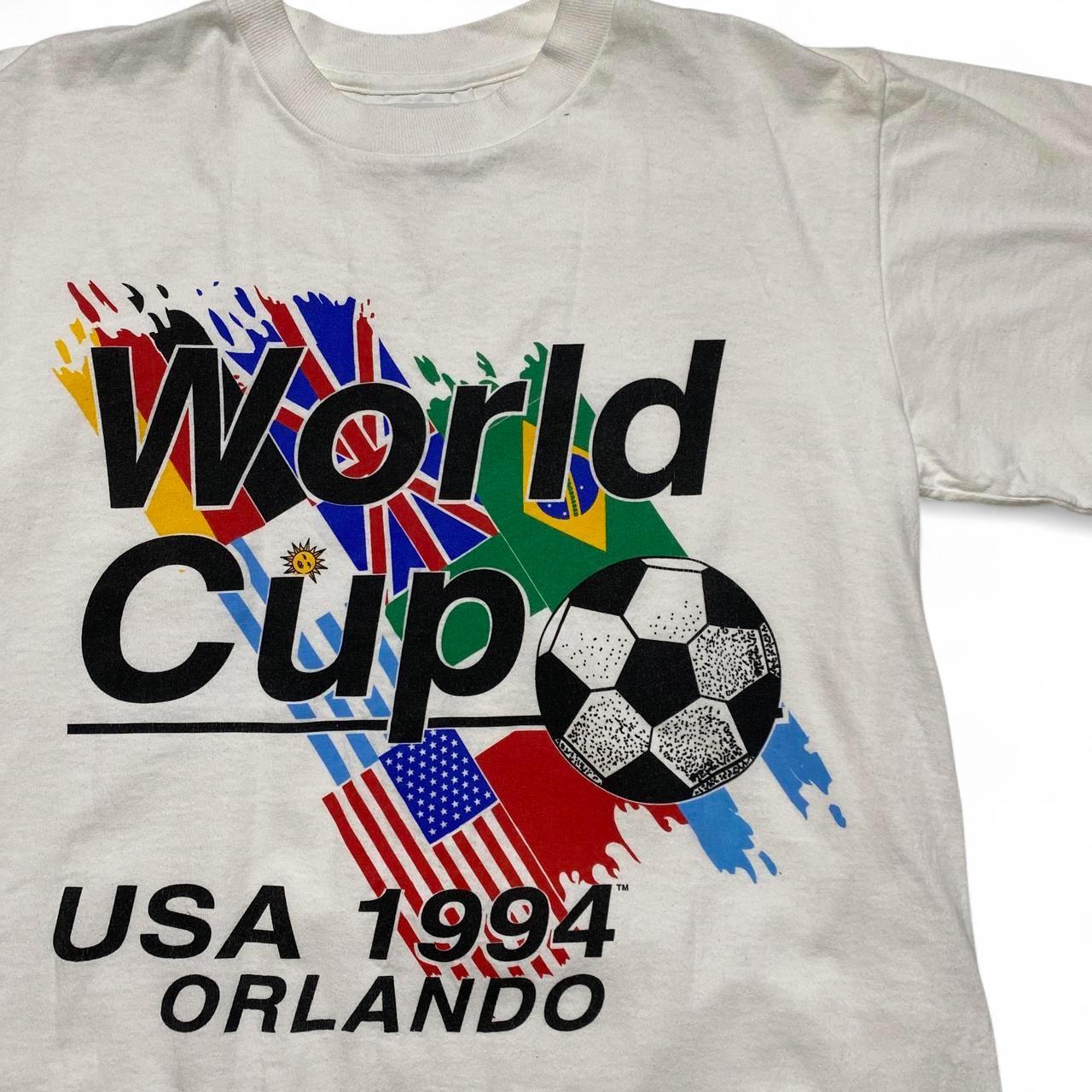 1994 Football World Cup USA Orlando Vintage 90’s White T Shirt (M)