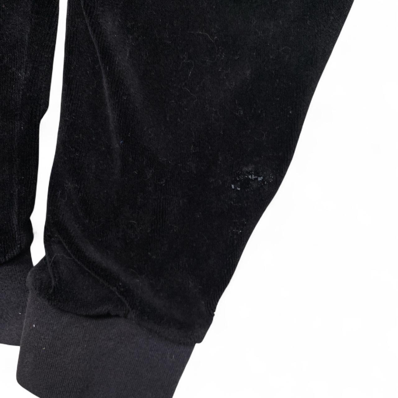 Juicy Couture Black Womens Velour Jewel Zip Hoodie