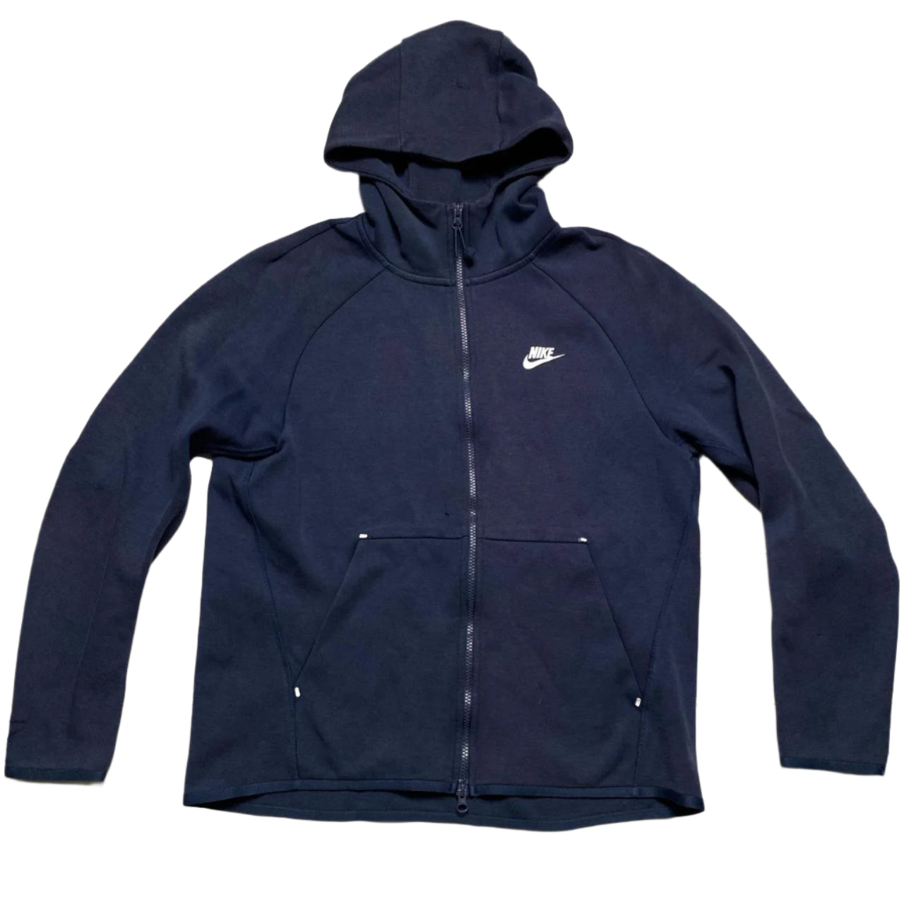 Nike Tech Fleece Hoodie Navy and Black (M)
