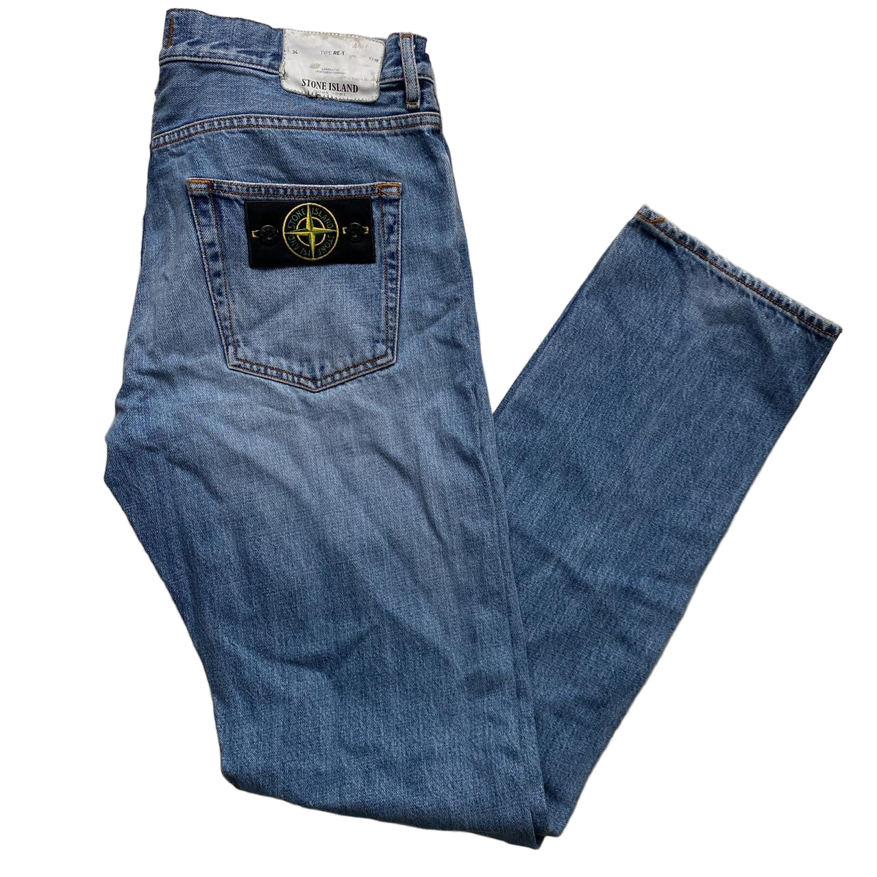 Stone Island Light Blue Slim Jeans (32W)