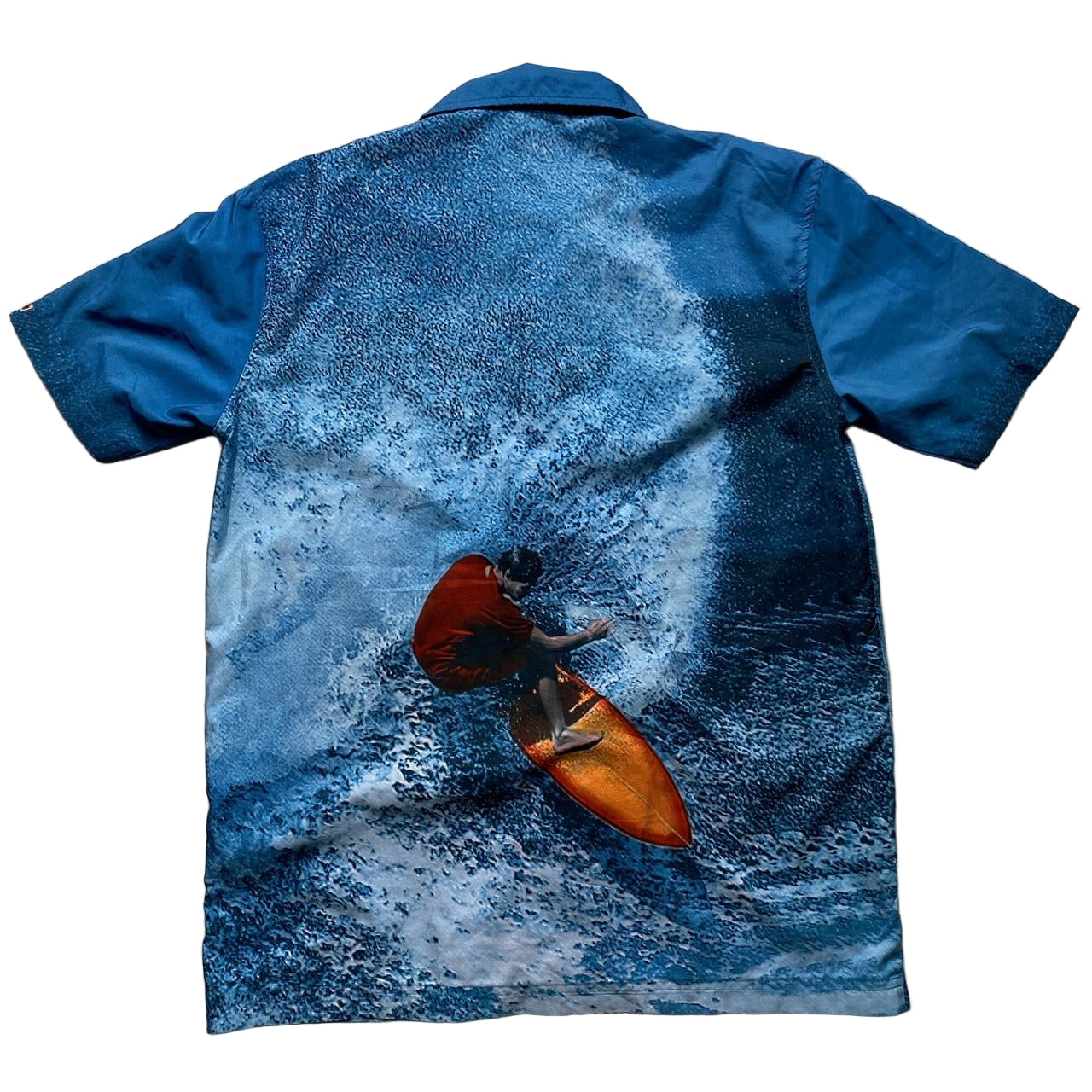 Y2K Vintage Surfer Short Sleeve Shirt (S)
