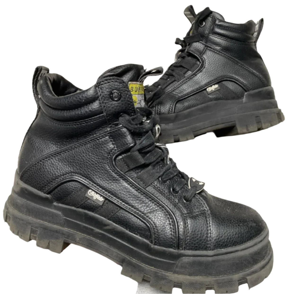 Buffalo London High Black Boots (UK 7)