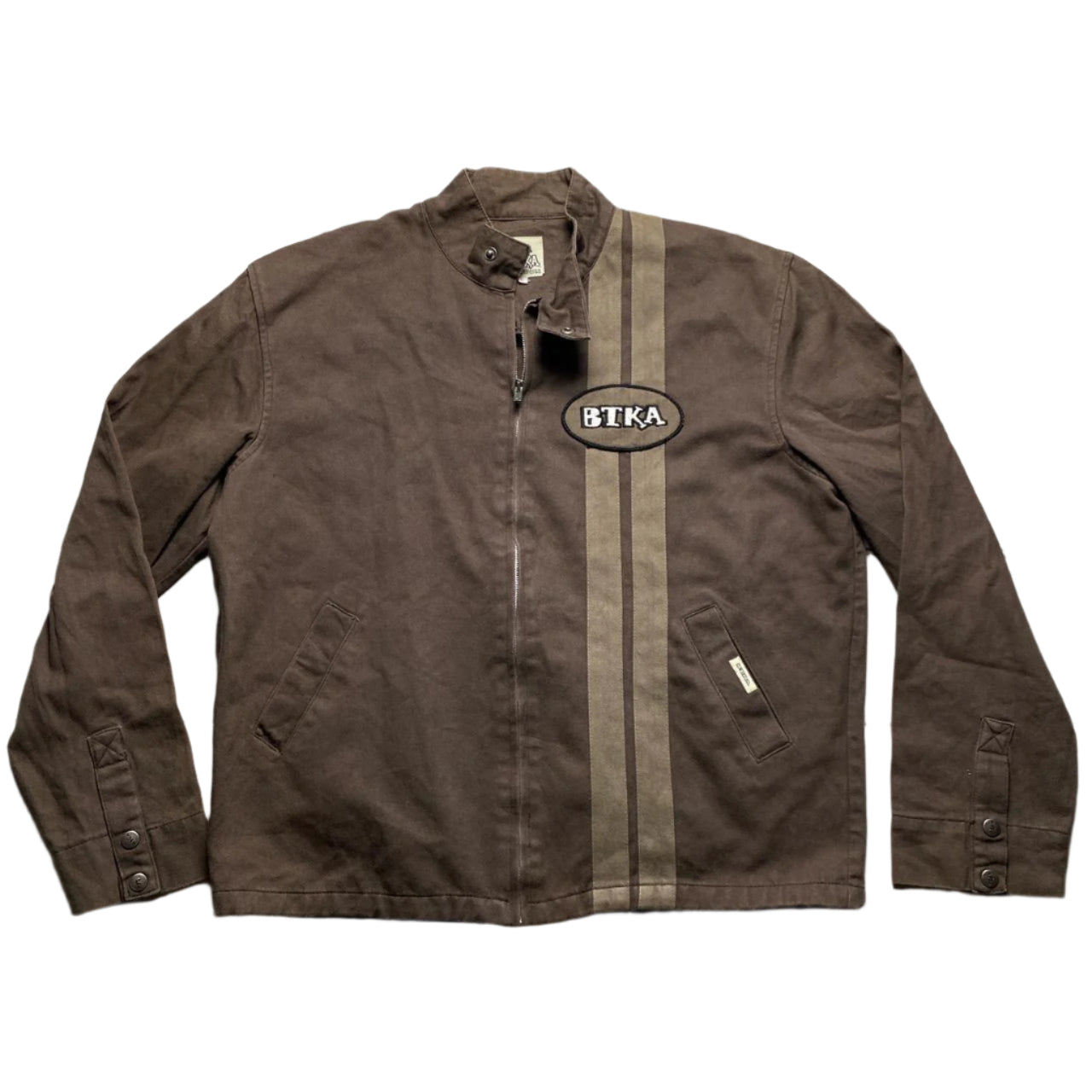 BTKA London Vintage Brown Bomber Jacket (L)