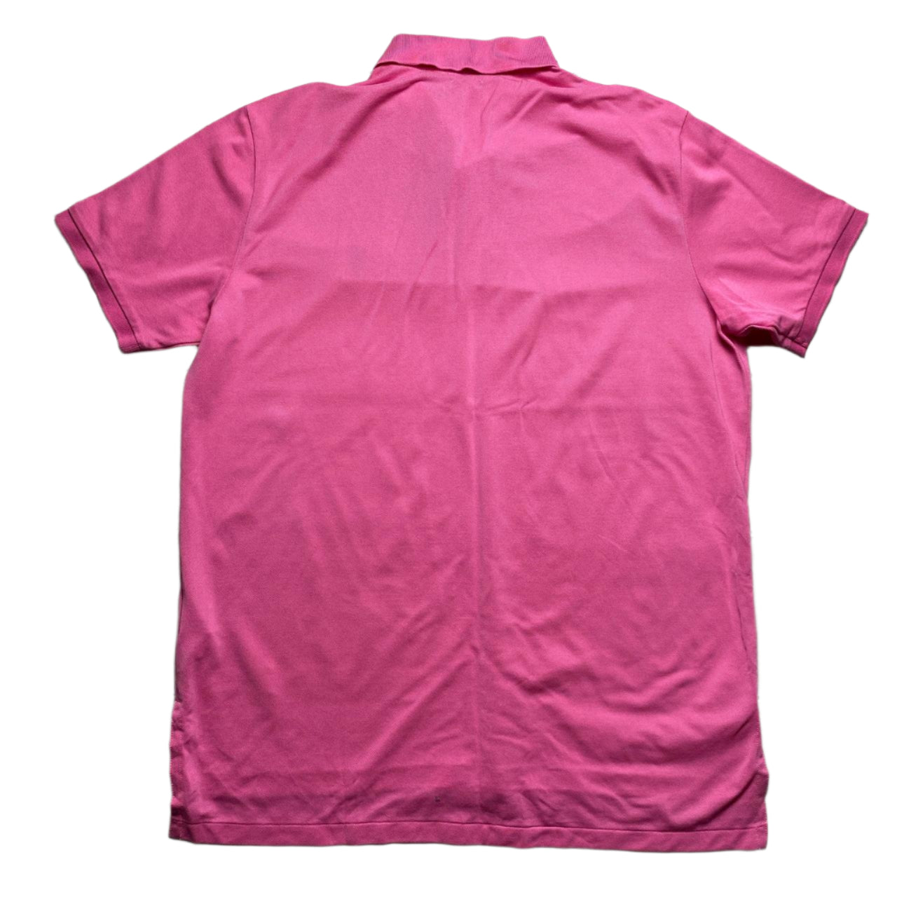 Ralph Lauren Polo Pink and Blue Pony Polo Short Sleeve Shirt (XL)