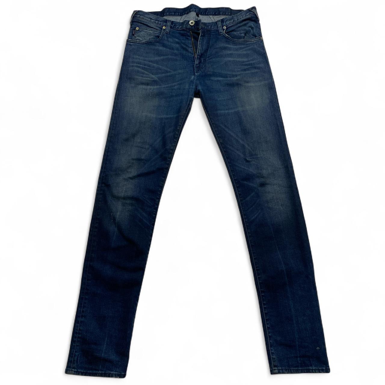 Armani J45 Slim Light Blue Stonewash Jeans