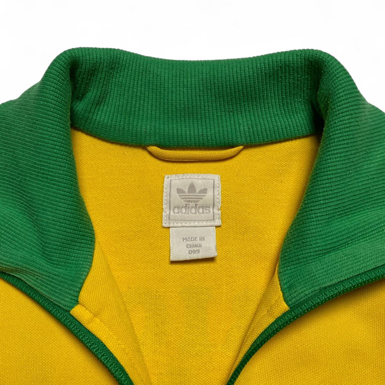 Adidas Originals Brazil Rio De Janeiro Yellow and Green Tracksuit Jacket