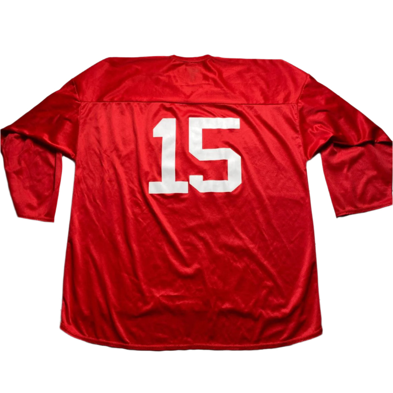 Red and white vintage Langley Rivermen hockey jersey (2XL)