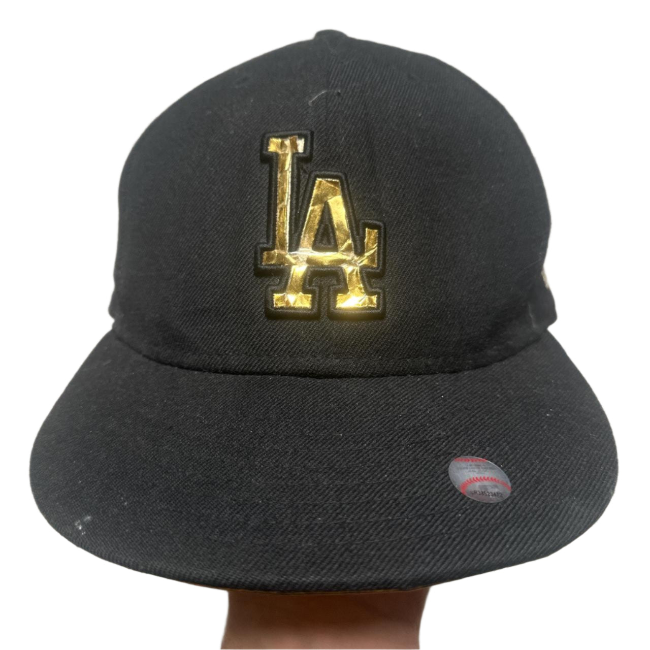 New Era LA Dodgers Black and Gold Fitted Hat
