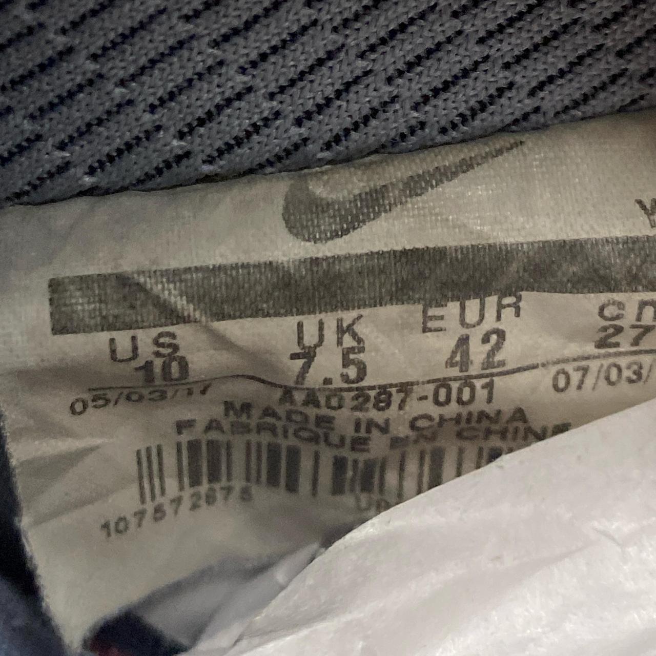 Nike Air Force 1 Blue and Gum Sole (UK 7.5)