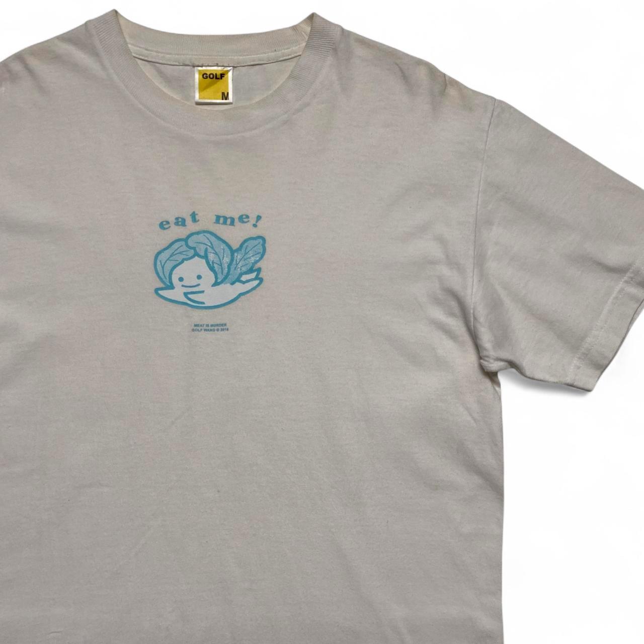 Golf Wang 2018 Eat Me White and Blue T Shirt (M)