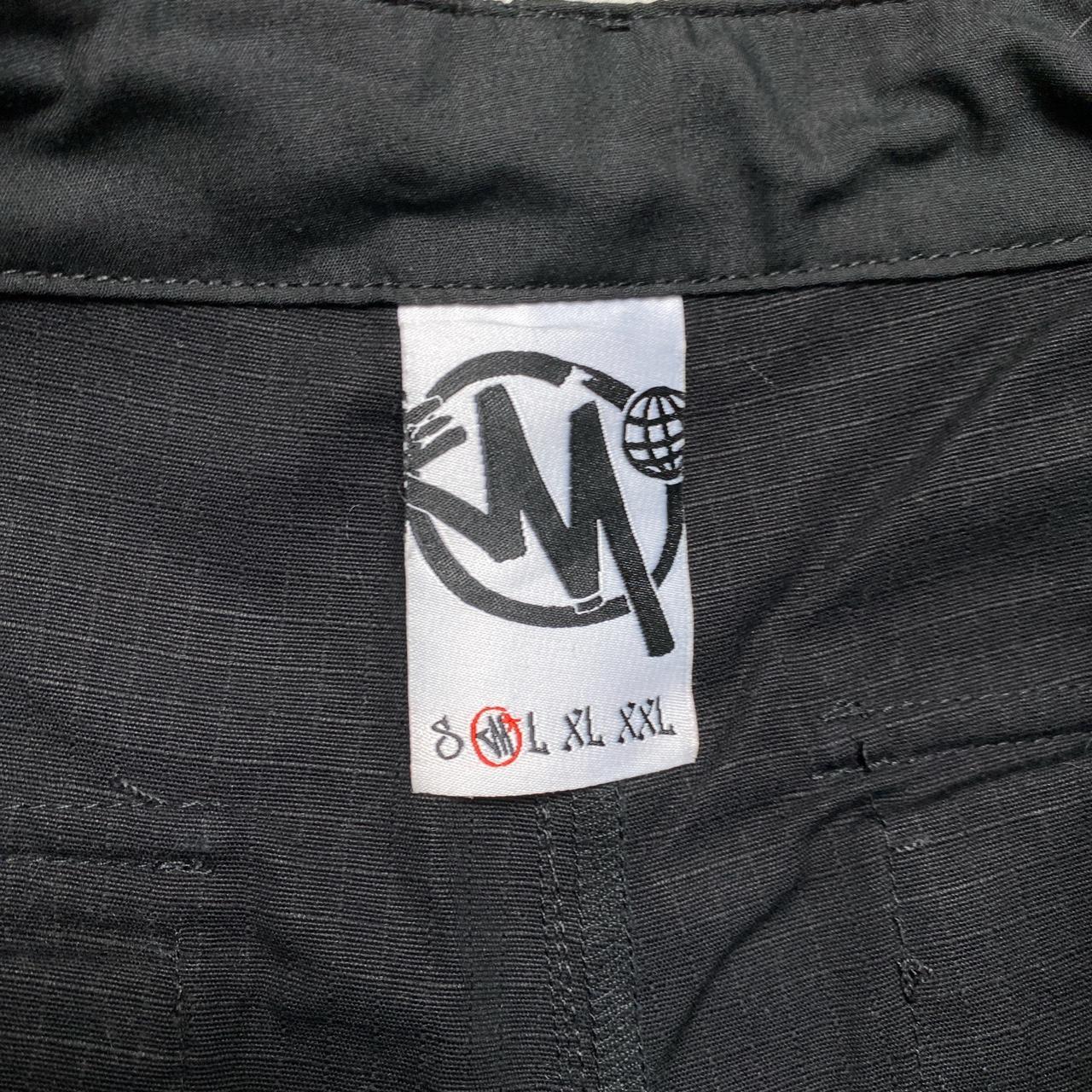 Minus Two Black and Pink Cargo Trousers (M)