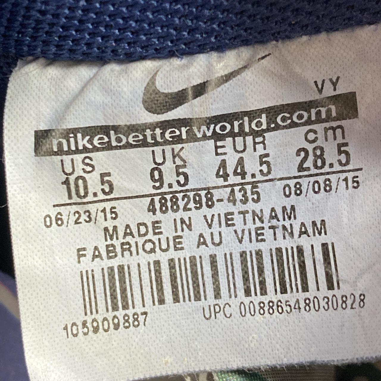 Nike Air Force 1 Navy Blue Suede and Gum Sole (UK 9.5)