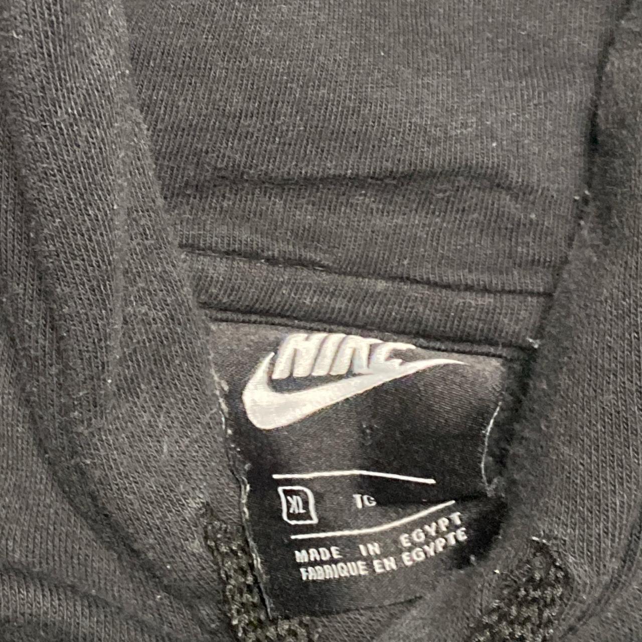 Nike Black and White Hoodie (XL)