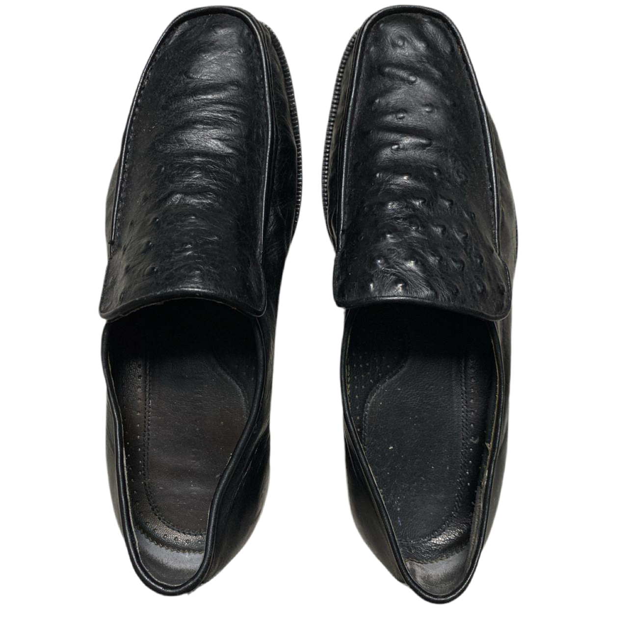 Roland Cartier Black Leather Loafer Smart Shoes (UK 8)