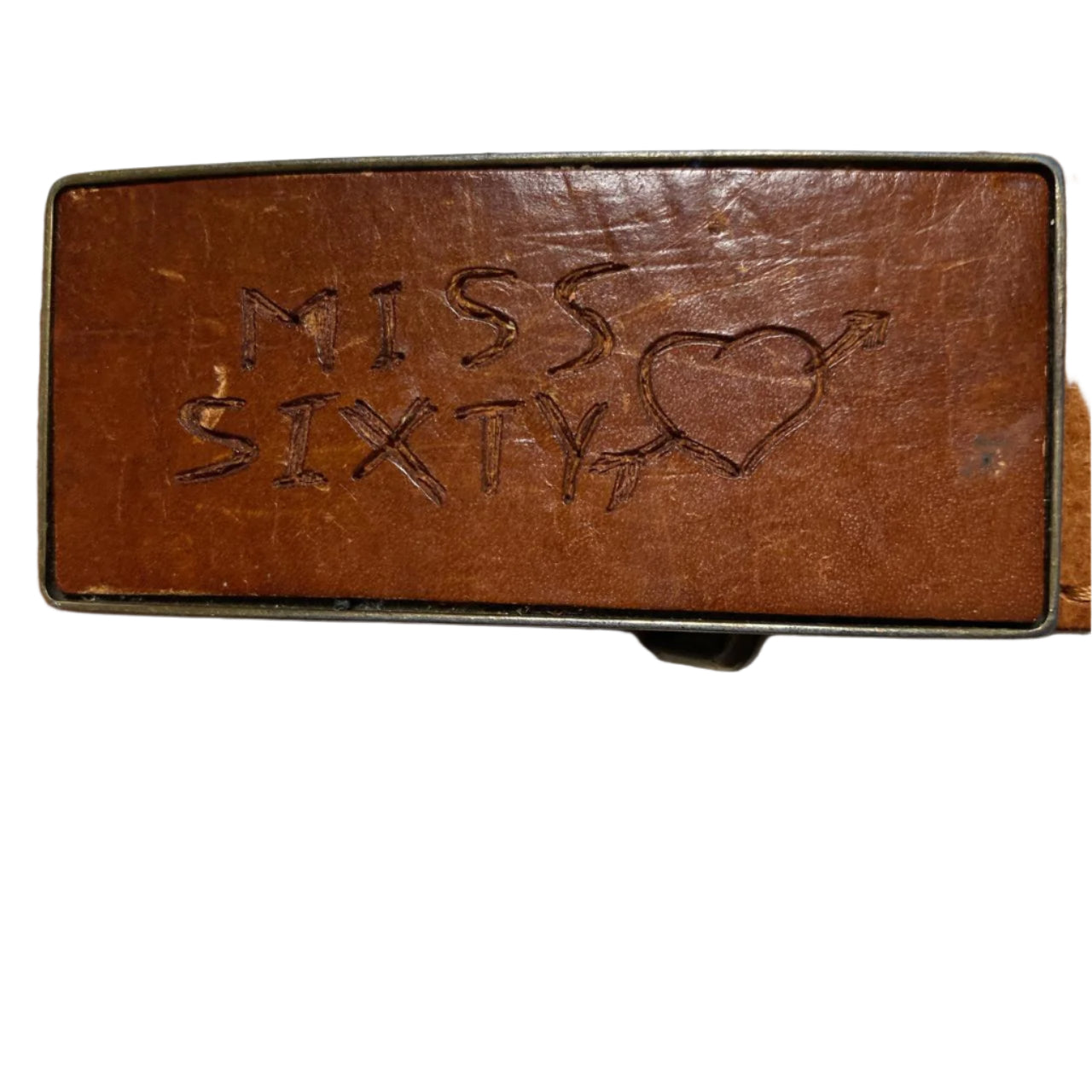 Miss Sixty Brown Leather Belt