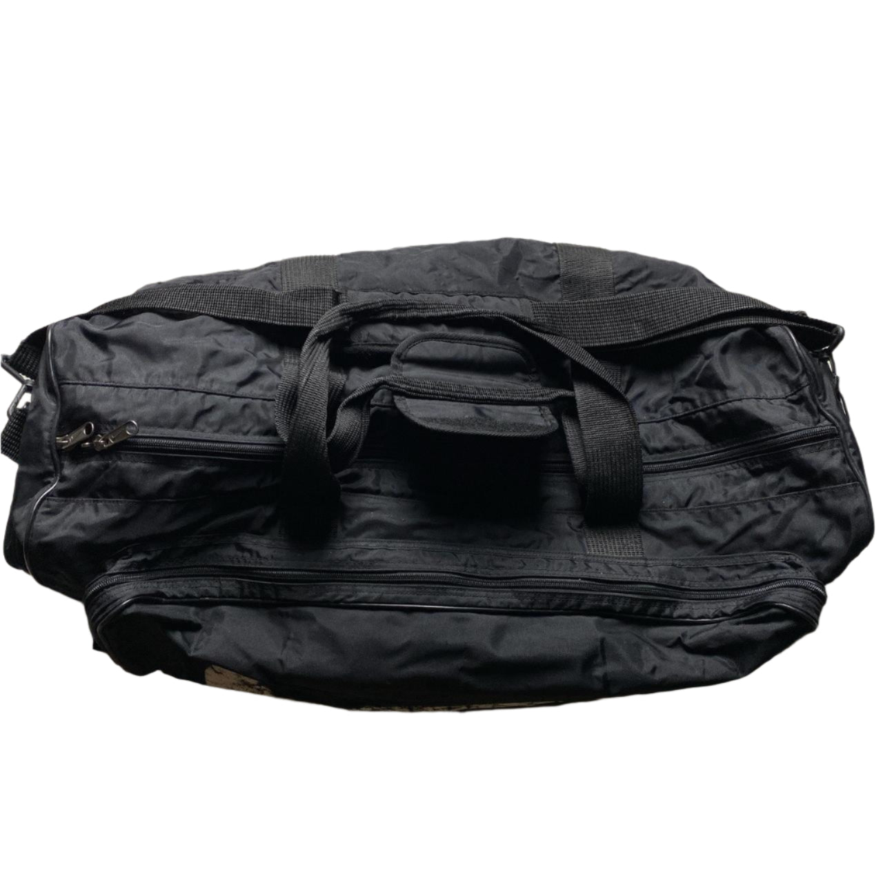 Nike Big Swoosh Black and White 90’s Duffle Travel Bag