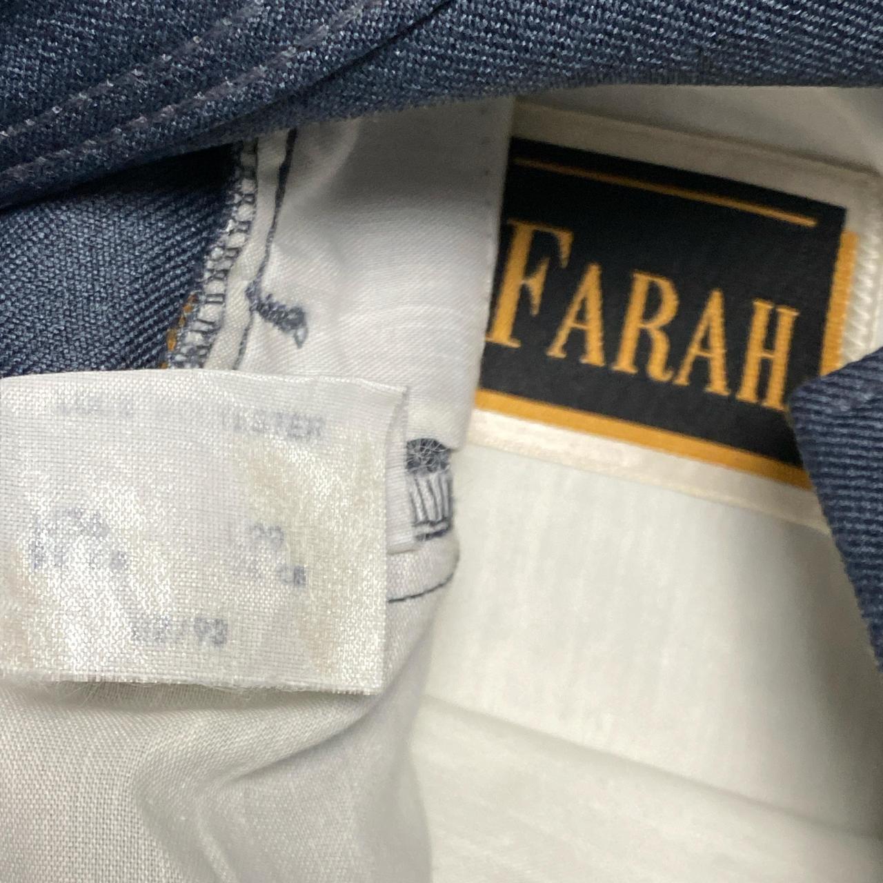 Farah Blue Smart Trousers (W 36)