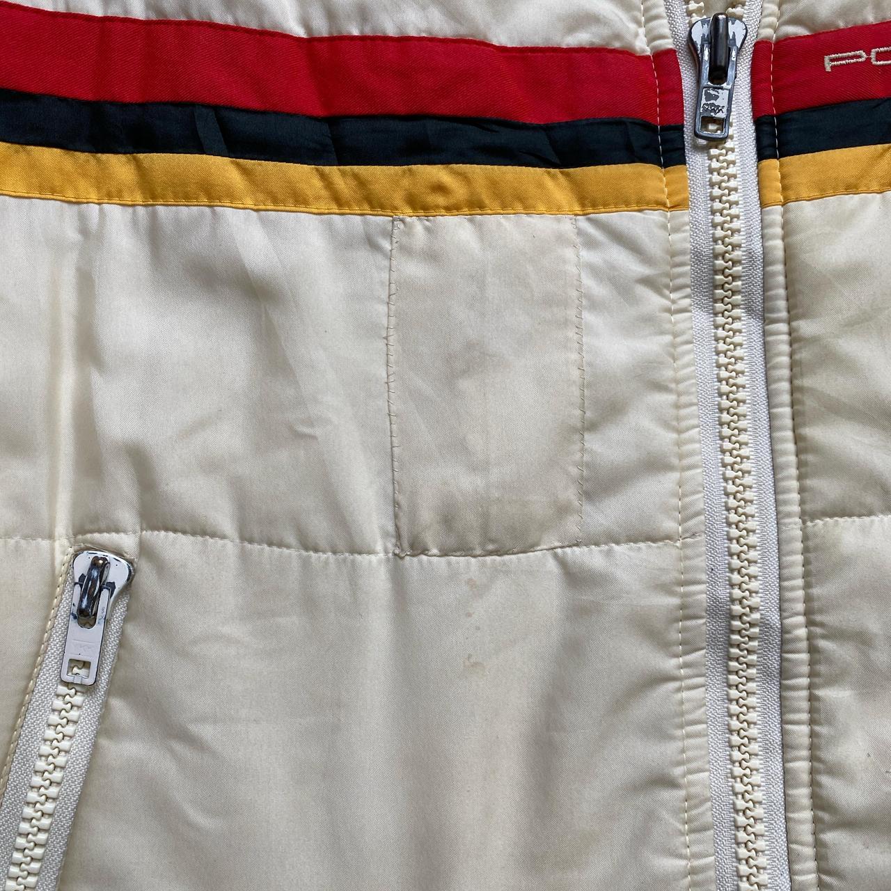 Porsche Vintage Cream Germany Puffer Coat (XL)
