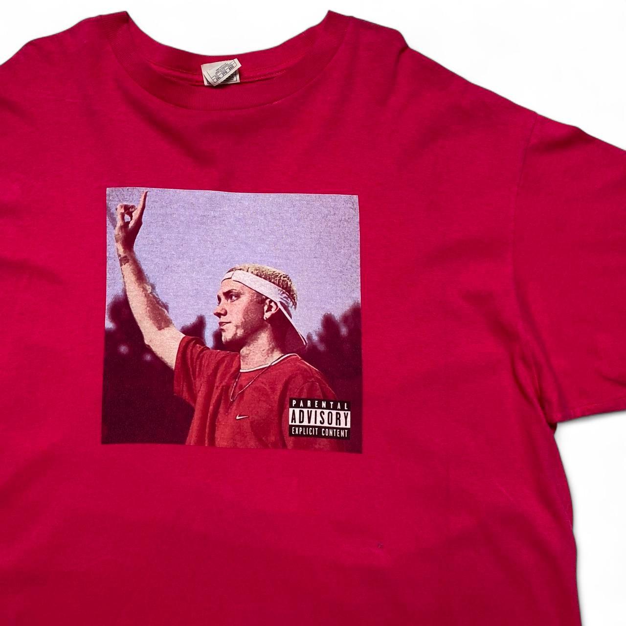 Eminem Slim Shady Pink Picture T Shirt (2XL)
