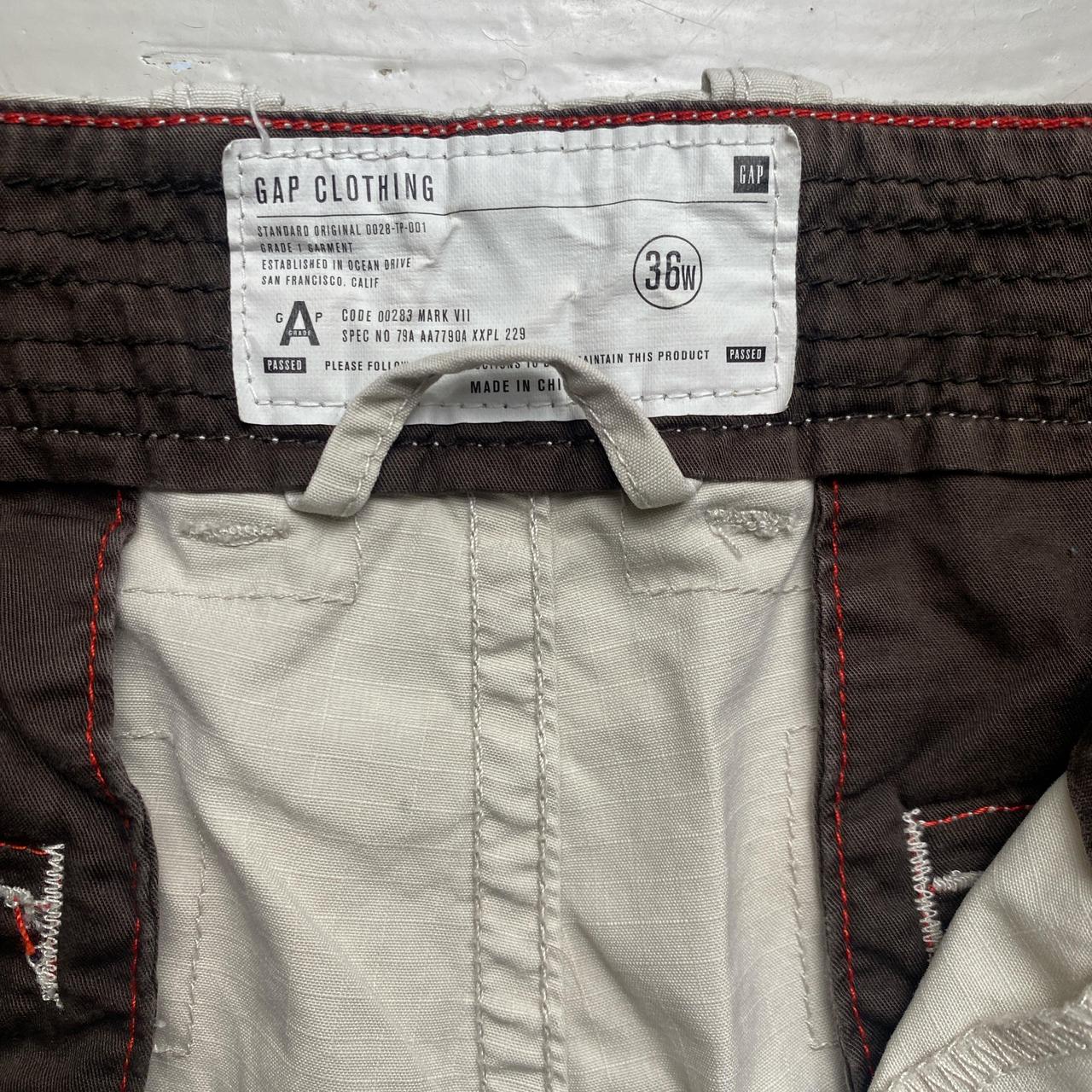 GAP Vintage Cream Cargo Combat Baggy Shorts