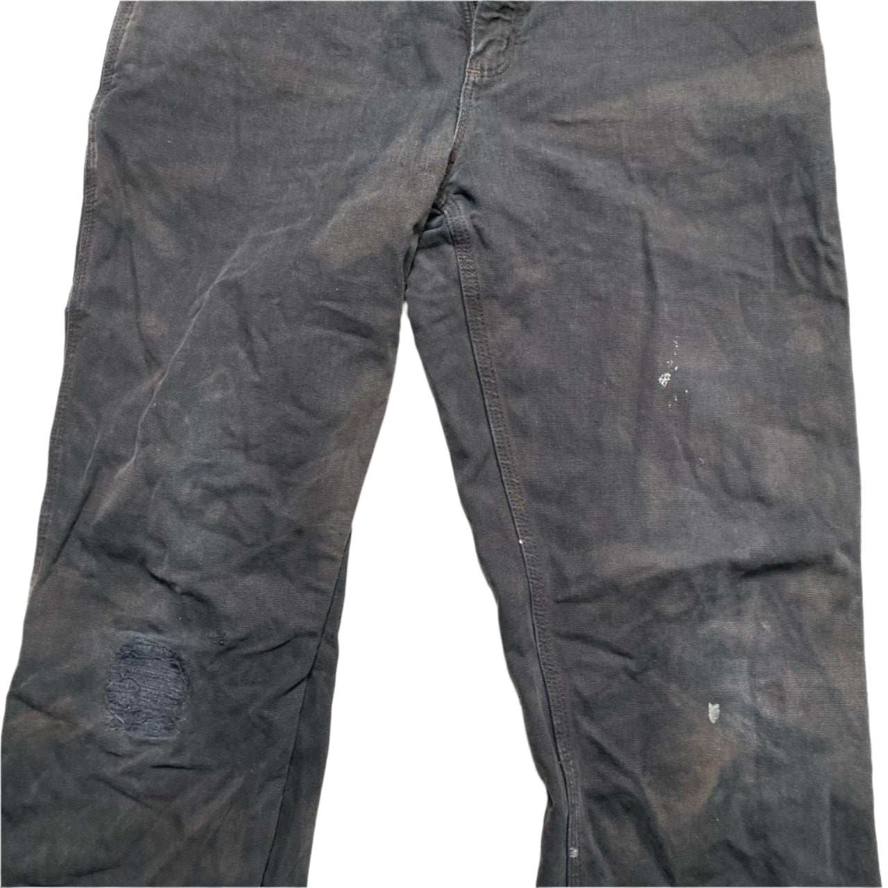 Carhartt Cargo Workwear Carpenter Black Trousers Jeans (35W)