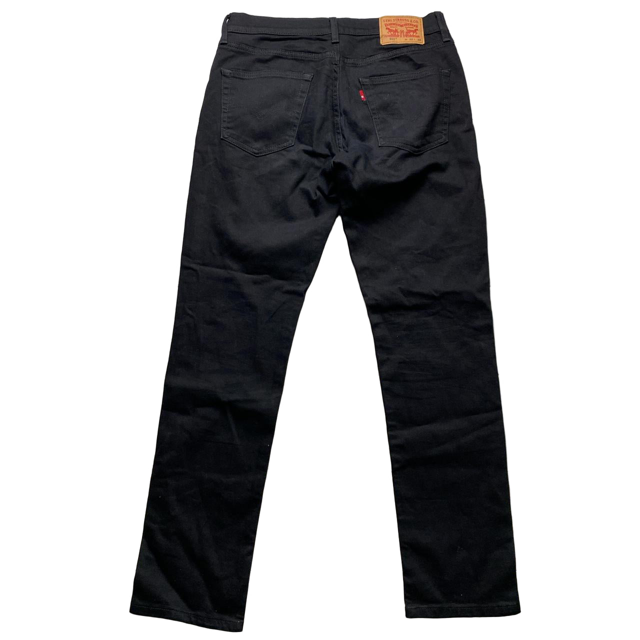 Levis 511 Jet Black Slim Jeans (32W)