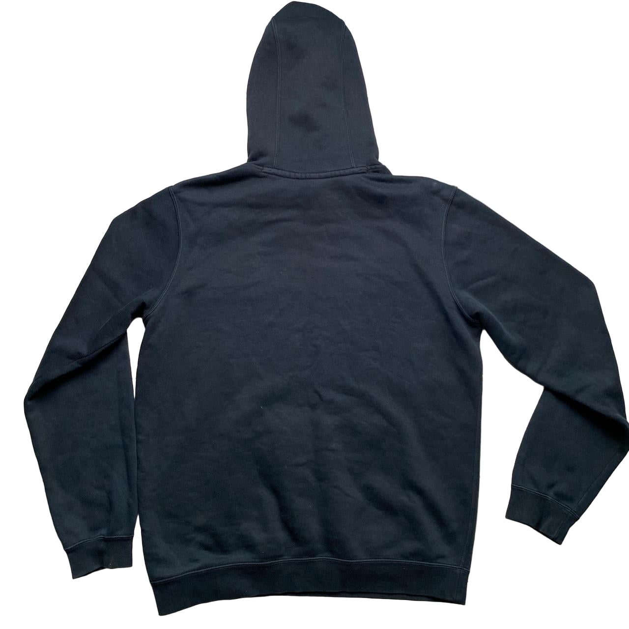 Nike Club Contrast Stitch Black Red and White Hoodie (M)