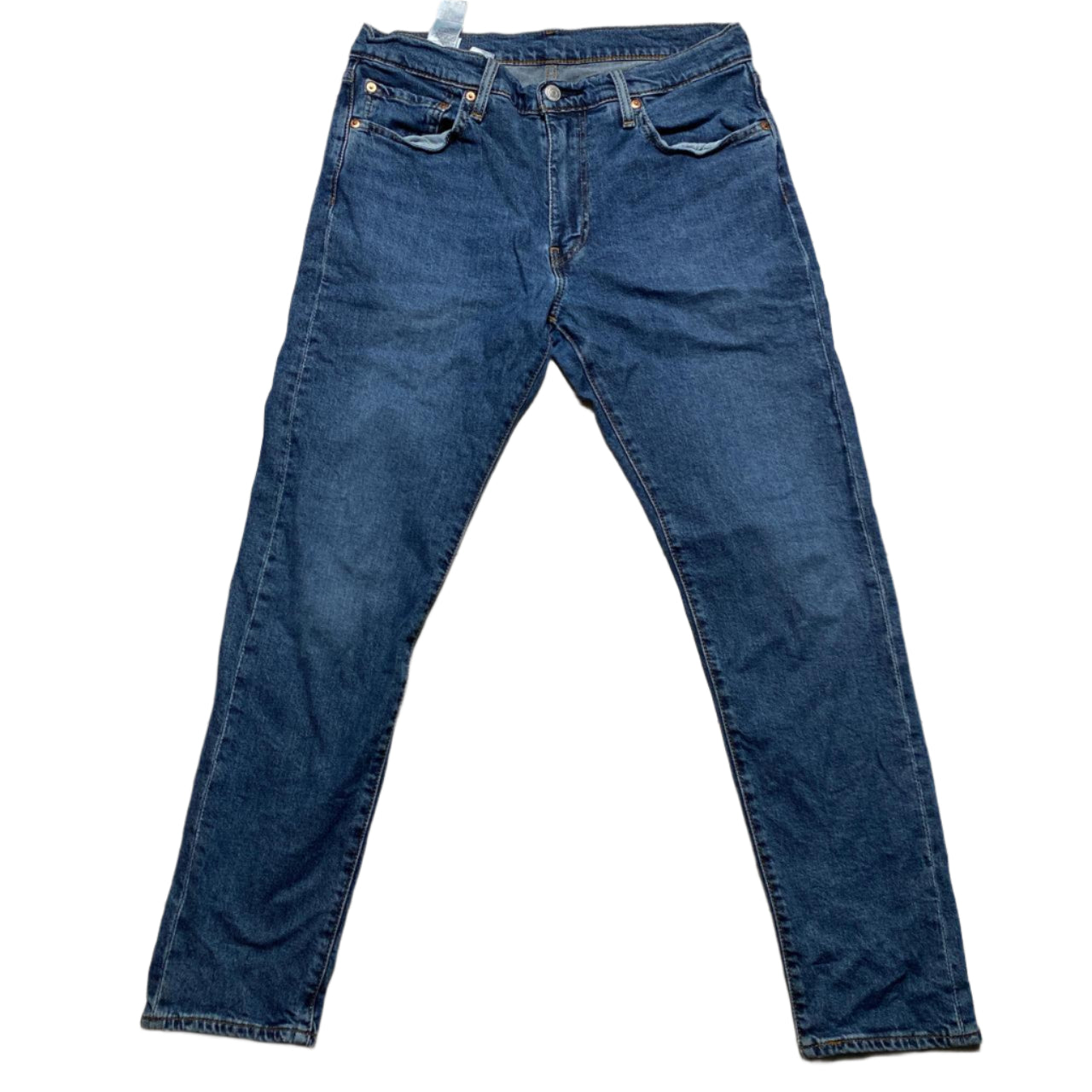 Levis 512 Navy Slim Straight Jeans (32W)