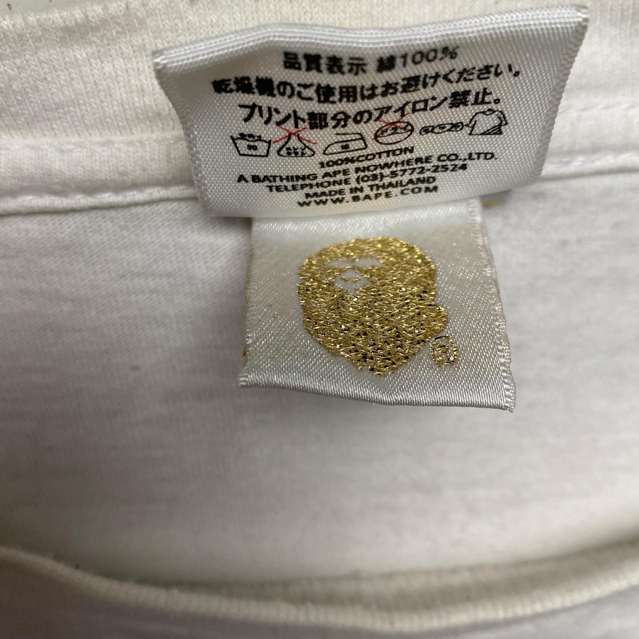 BAPE Monkey White T Shirt (L)