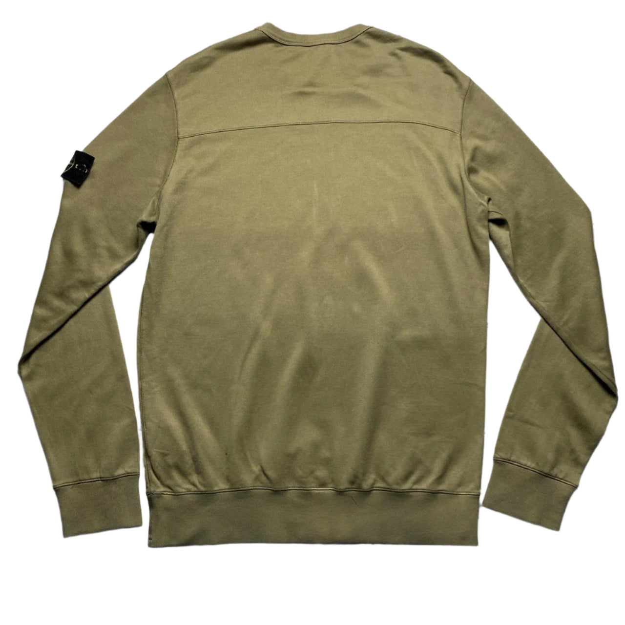 Stone Island Olive Green Crewneck Jumper (XL)