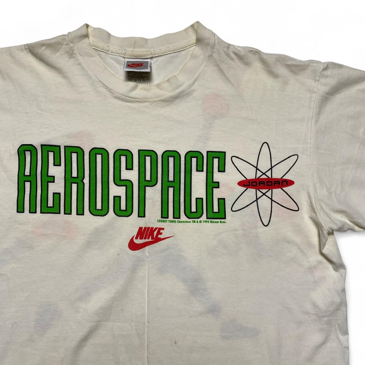 Nike Aerospace Jordan Looney Tunes Vintage 90’s T Shirt Cream White (L)