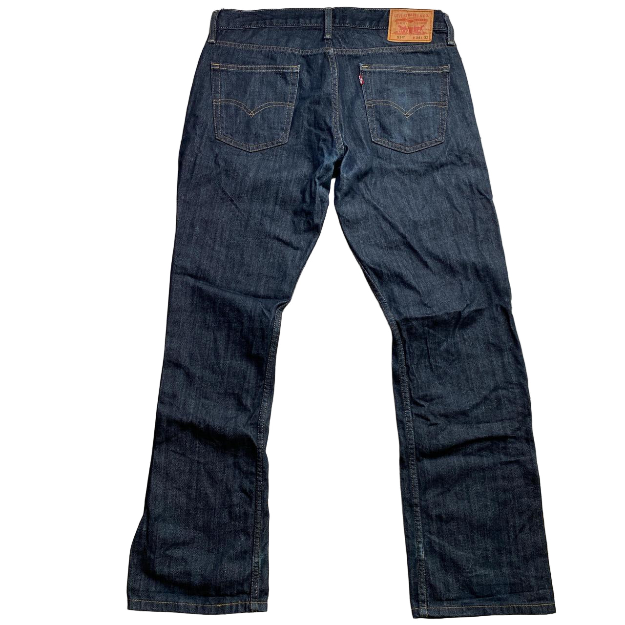 Levis 514 Dark Navy Baggy Jeans (34W)