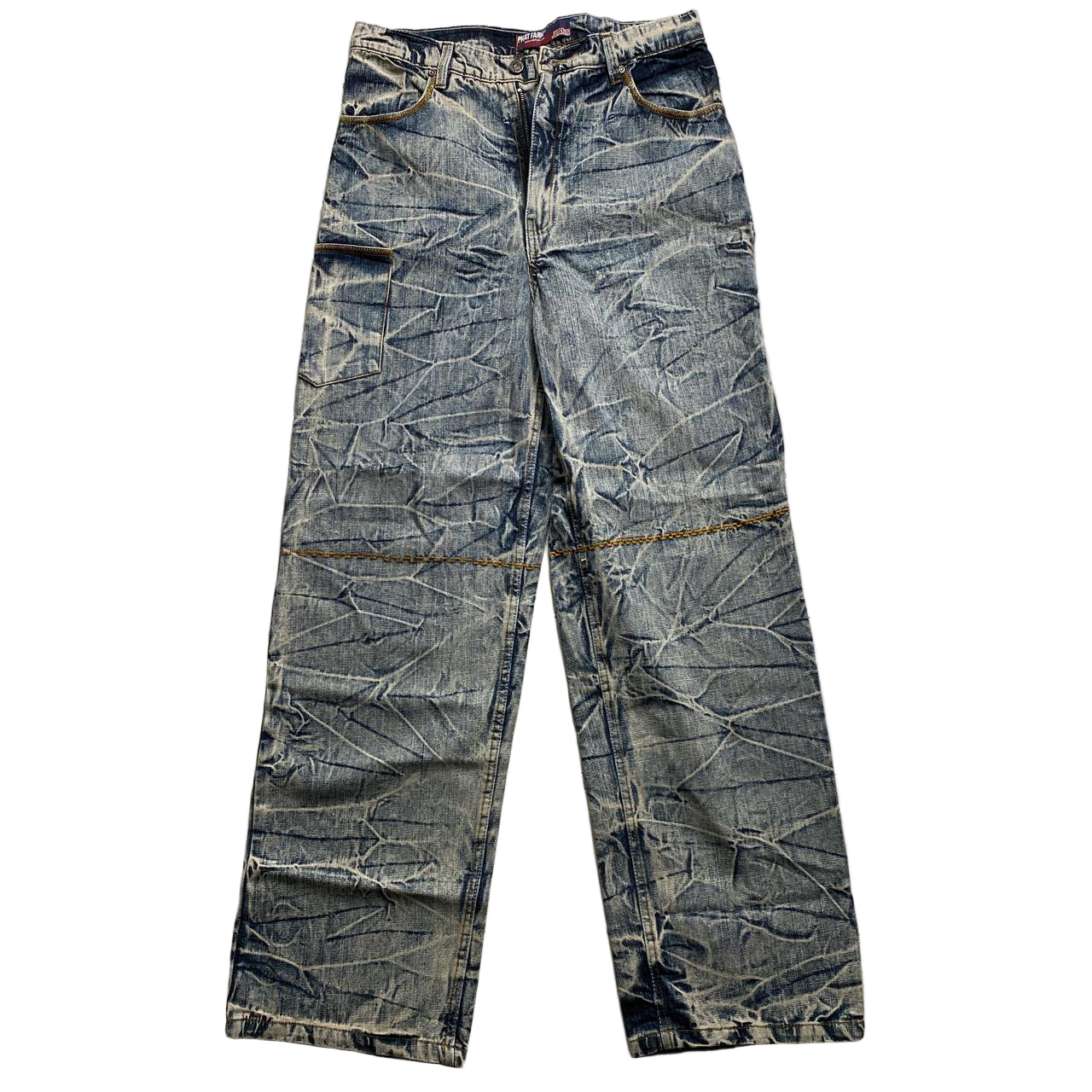 Phat Farm Vintage 90’s Baggy Stonewashed Jeans (32W)