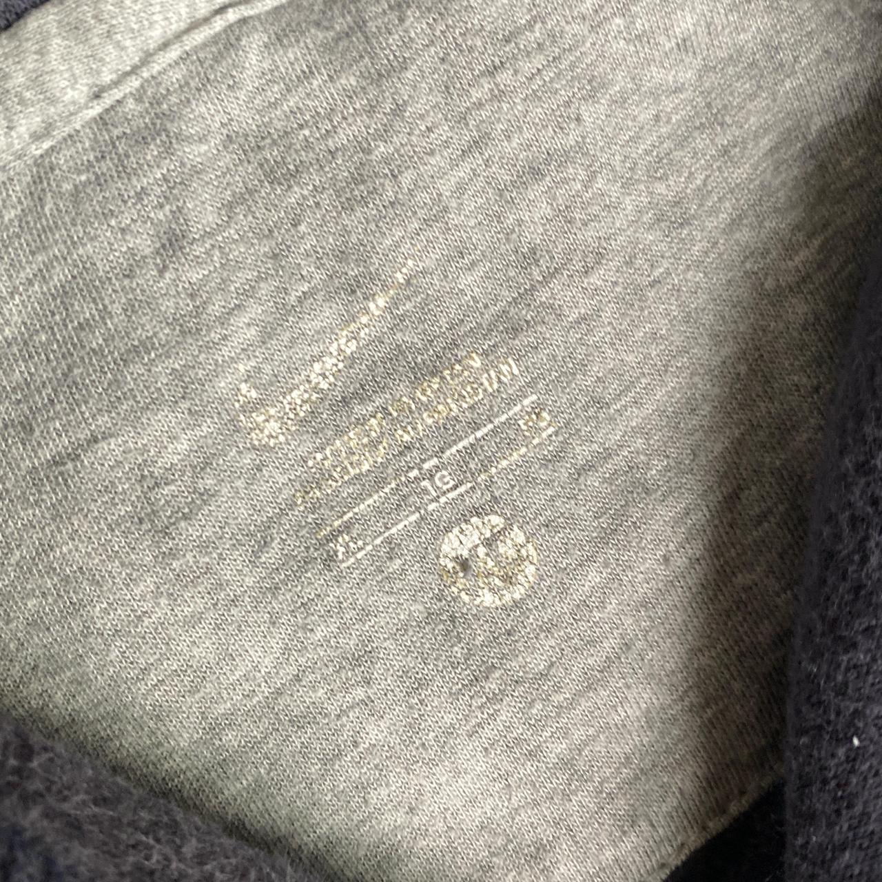 Nike Navy and White Swoosh Hoodie (XL)