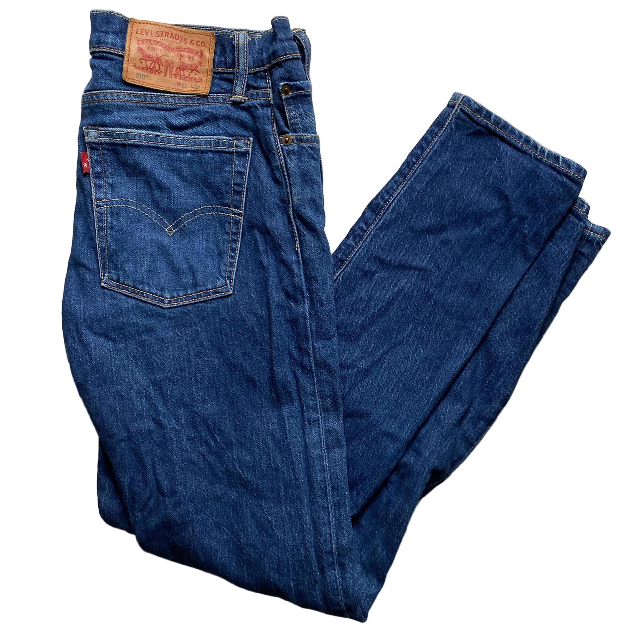 Levs 510 Navy Slim Jeans (31W)