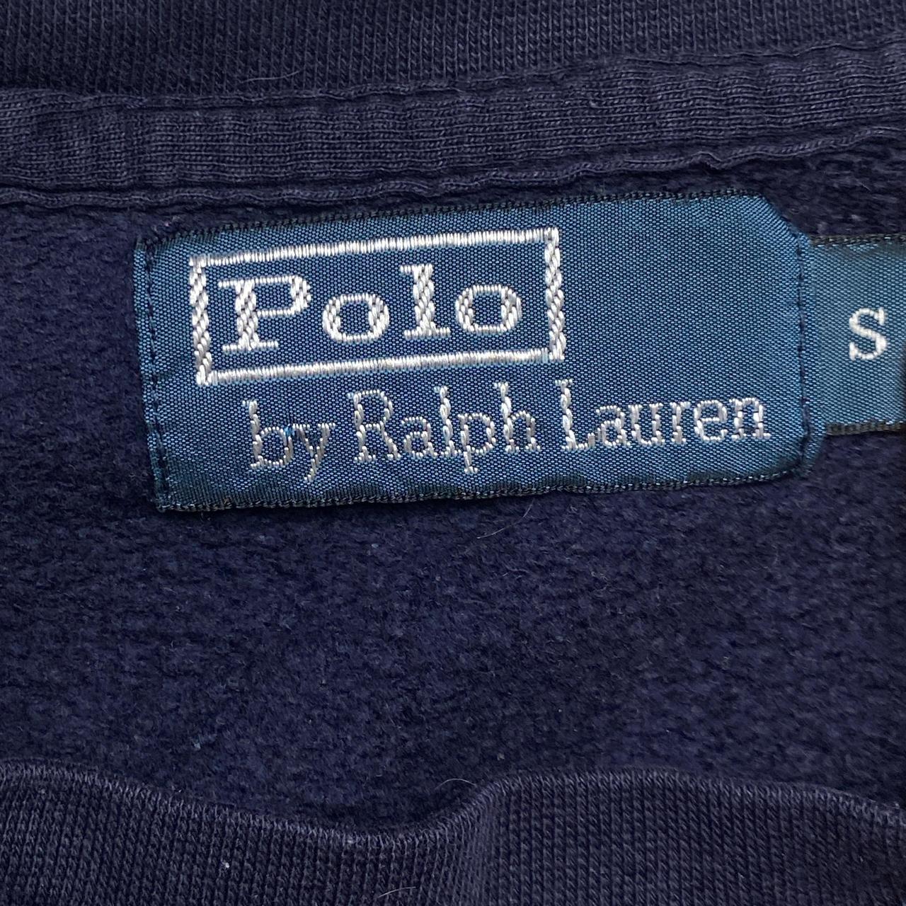 Ralph Lauren Polo Navy and Red Pony Crewneck Jumper (S)